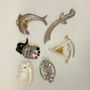 Bundle of vintage pin brooch Collection #1
